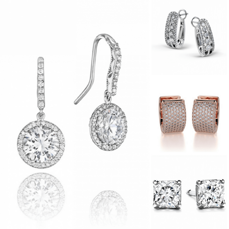 Diamond earrings by hearts on fire, simon g, TACORI, zeghani, and michael m