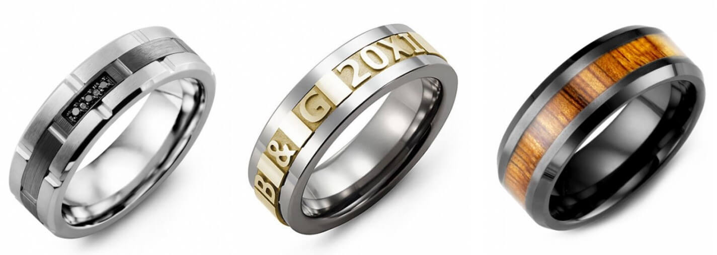 men's wedding band from Madani