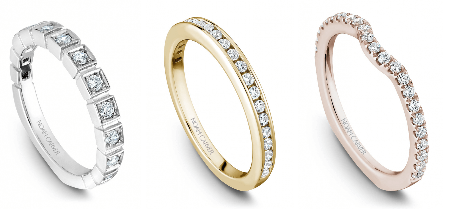 Eternity Wedding Bands From Noam Carver Available at GMG Jewellers