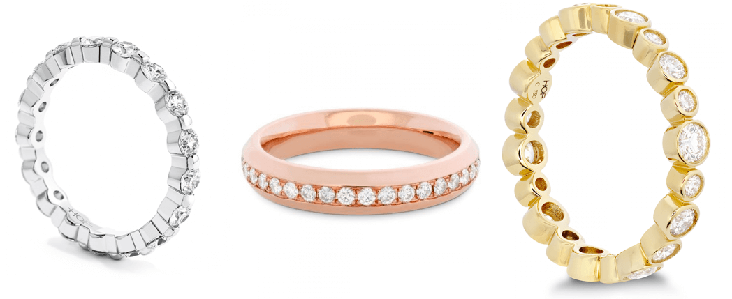 Eternity Wedding Bands from Hearts on Fire Available at GMG Jewellers