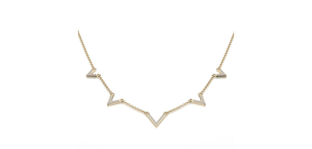 Michael M Geometric Necklace