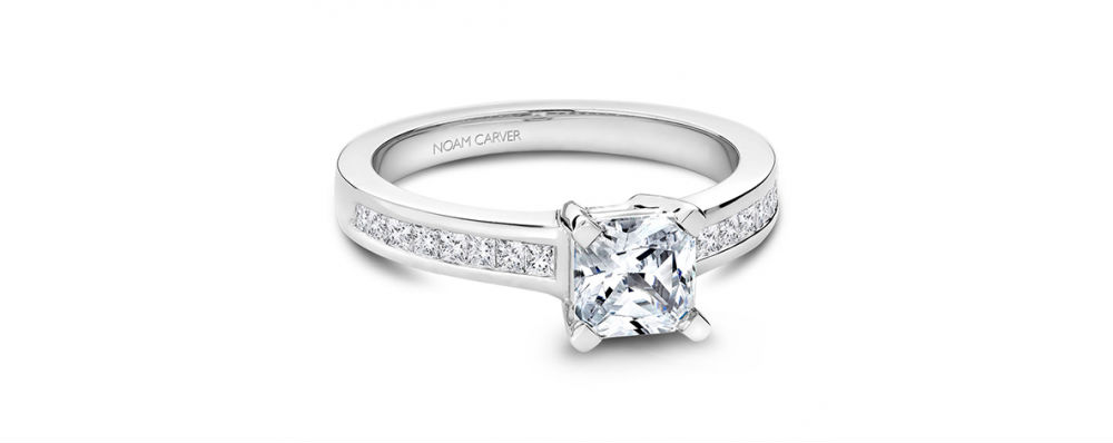 Noam Carver Asscher Cut Engagement Ring