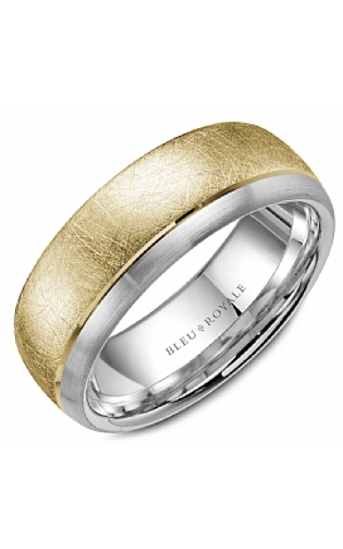 14KT WHITE AND YELLOW BAND