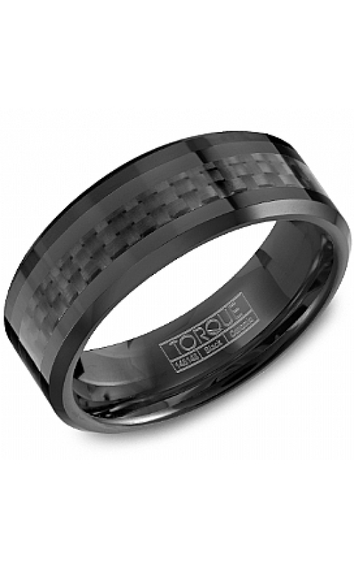 8MM BLACK CERAMIC BAND