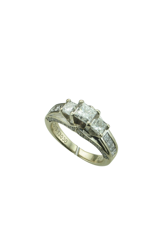 1.56CTW PRN 3 STONE RING