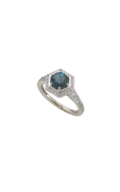 18KW 6.5MM TOPAZ:35TW RING