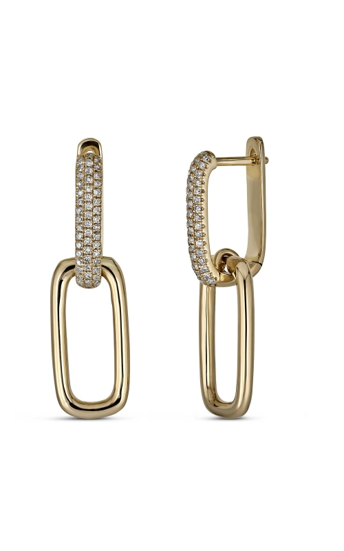 .25CTW 14KY DROP CHAIN EARRING