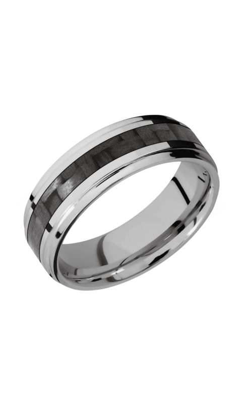 7MM TITANIUM W/3MM CARBON FIBER INLAY BAND