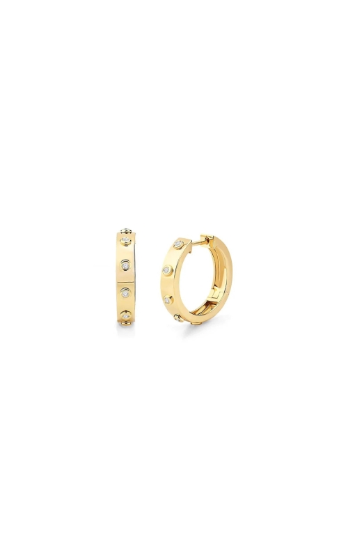 12=.10CTW SI G-H 14KY HUGGIE EARRINGS