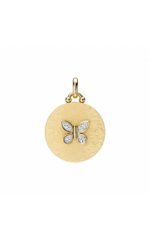 .25CTW 14KY BUTTERFLY PENDANT