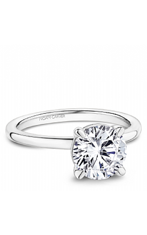 2.0CT RND PLAT SOLITAIRE E/R