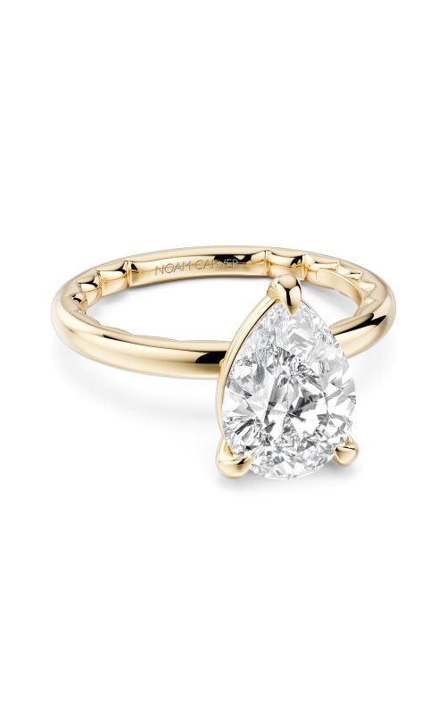 14KY PEAR SOLITAIRE E/R